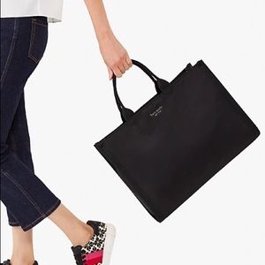 NWT kate spade the little better sam nylon large tote